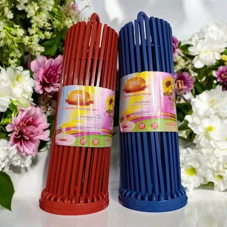 POLDING STIK 30STIK. HANGER 30SATIK. GANTUNGAN SERBAGUNA GANTUNGAN PUTAR Biru Merah