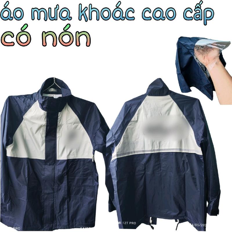 Áo mưa vải dù khoác lẻ không Quần cao cấp