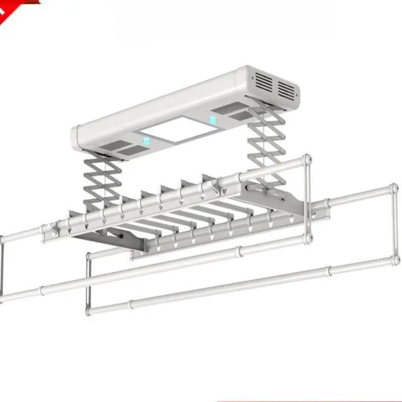 includes installation Electric clothes rack intelligent drying remote control lifting balcony clothes rack household automatic clothes dryer