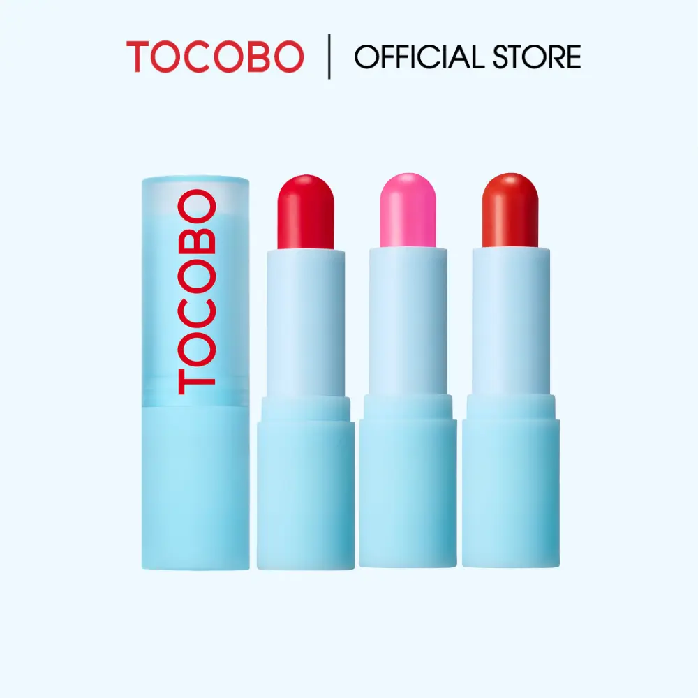 Son Dưỡng Môi Thuần Chay Có Màu Tocobo Glass Tinted Lip Balm 3.5gr