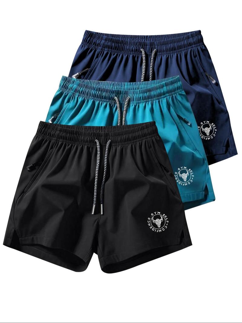 swim shorts zipper pockets