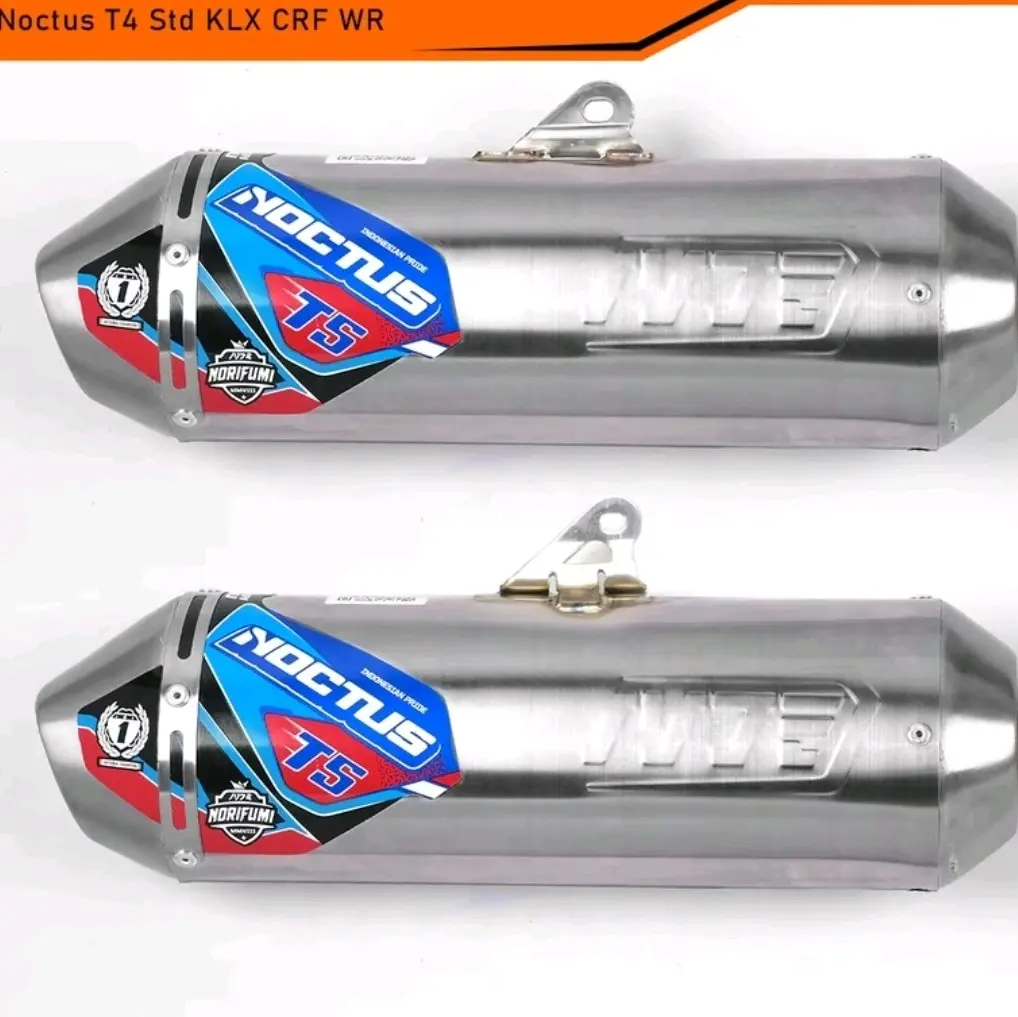 Knalpot noctus T5 NORIFUMI CRF 150 D-TRACKER KLX 150 WR 155 produk only pemasangan PNP Foto Motorcycle