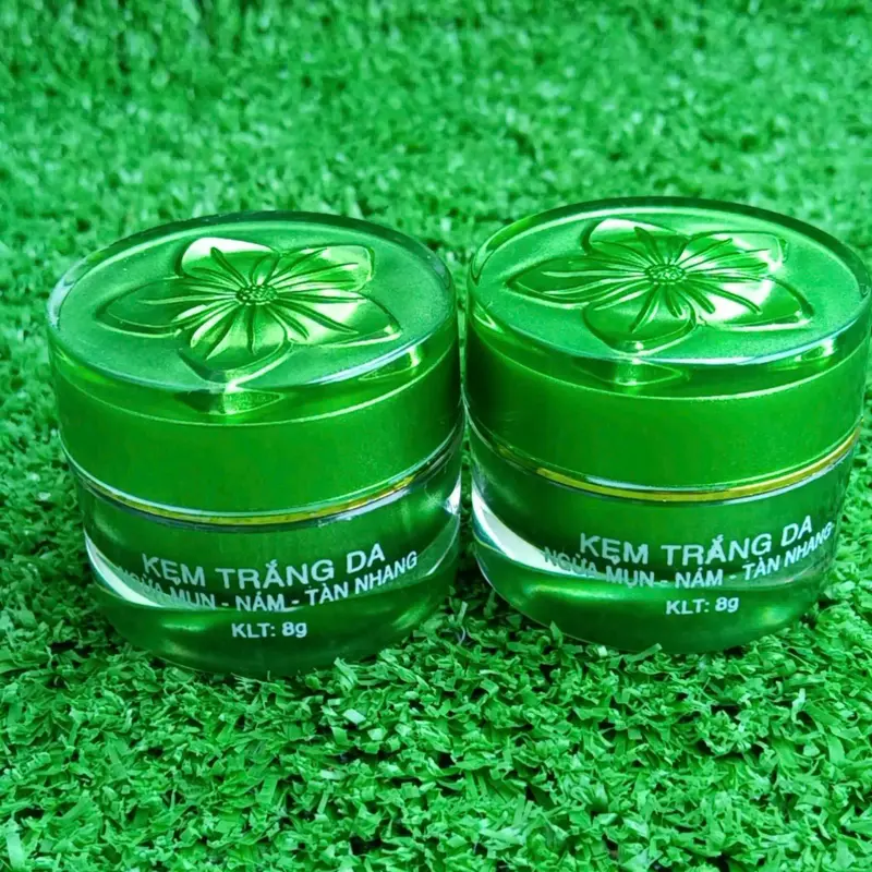 2 HỦ KEM TRẮNG DA-NGỪA MỤN-NÁM-TÀN NHANG KLT 8g X 2 - CAILINA (sản phẩm mẫu bán khách dùng ưu tiên) 4