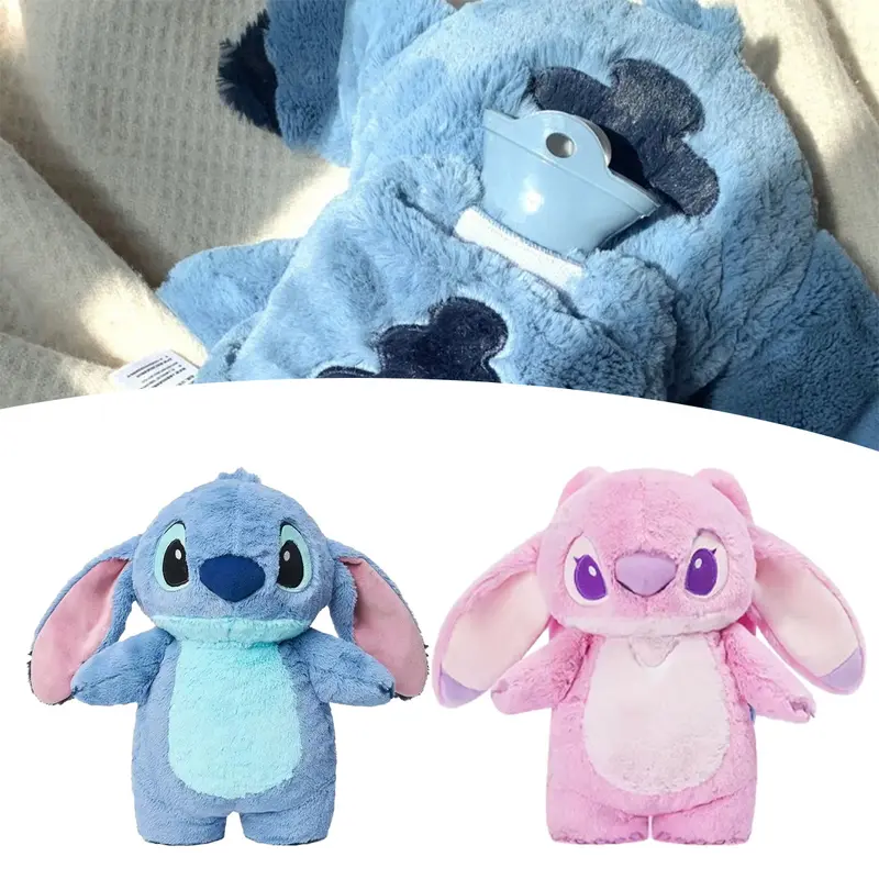 Stitch Hot Water Bag / Penghangat Perut Haid  / penghangat tangan musim dingin Tipe injeksi air 0