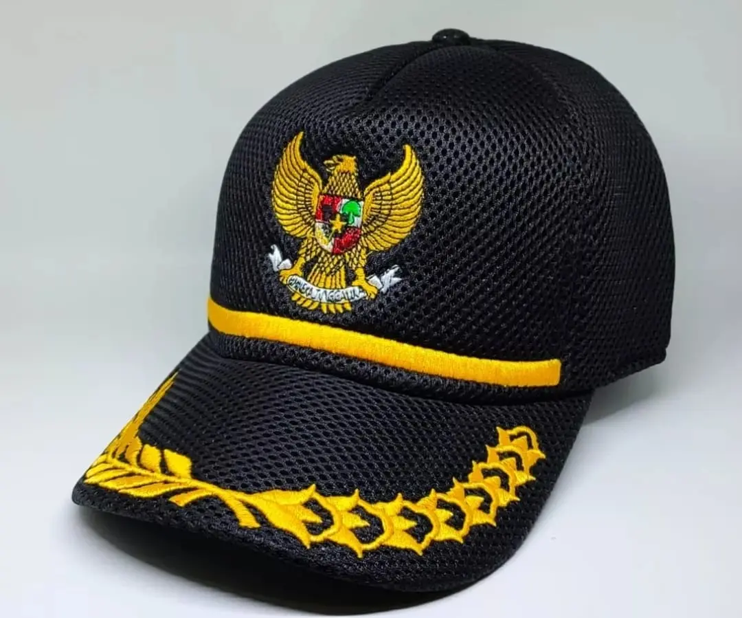 Topi Ediko Mes Topi Abdi Negara terbaru Bordir Garuda