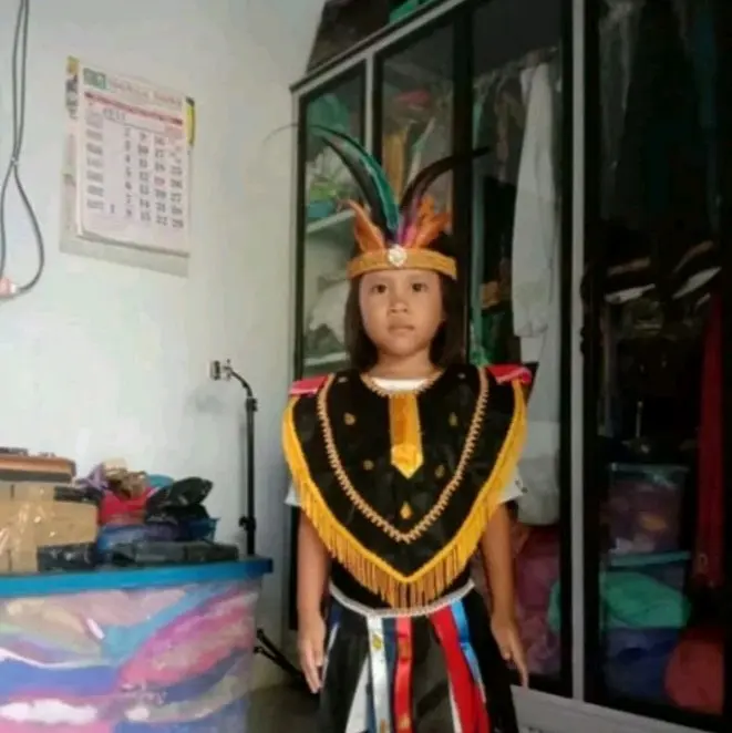 Baju Setelan Kesenian Tradisional Budaya Jaranan Kuda lumping Karnaval Dayakan Pentas Adat Dll Fashion