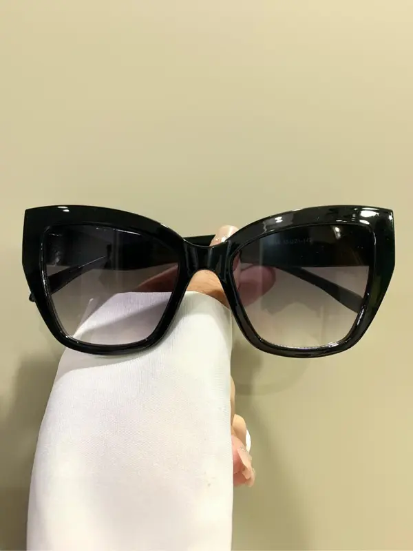 Unisex Simple Style Cat Eye Frame Sunglasses, Trendy Casual Sunglasses for Everyday Use, Fashion Accessories for Outdoor Activities 2