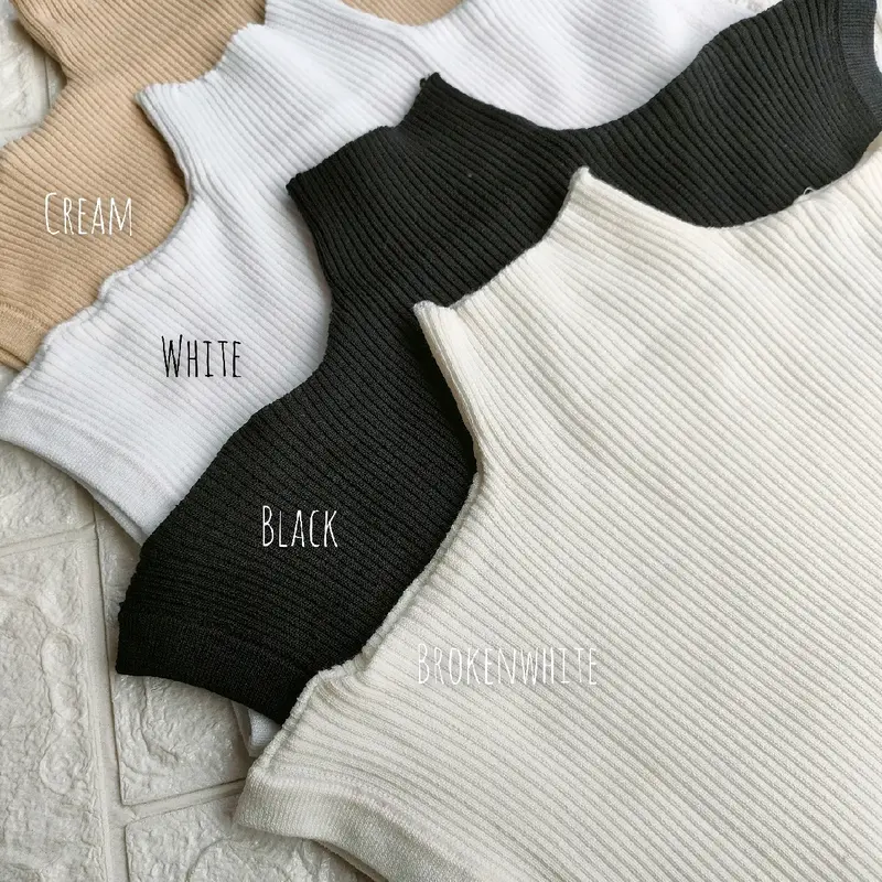 Maudy Inner Manset Knit Sleeveless Yukensi Rajut Tanpa Lengan 2