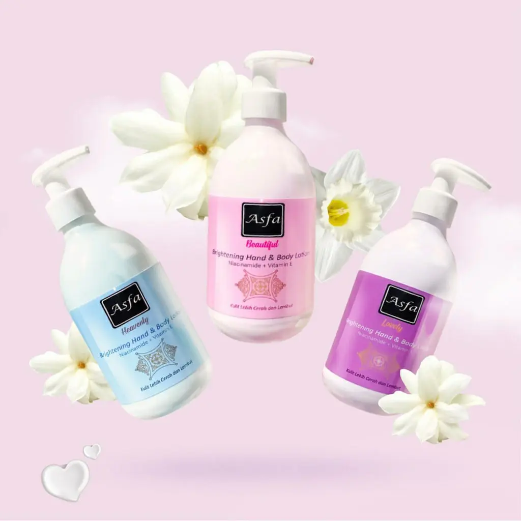 ASFA Brightening Body Lotion with Niacinamide + Vitamin E 300ML / 130 ML  by foryour skincare a