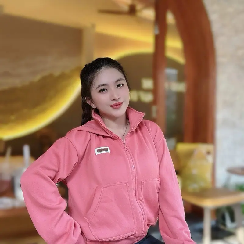 ÁO KHOÁC PHỐI LOGO 2 DA ( MKN CLOTHING ) Nữ Women Top Jacket 1