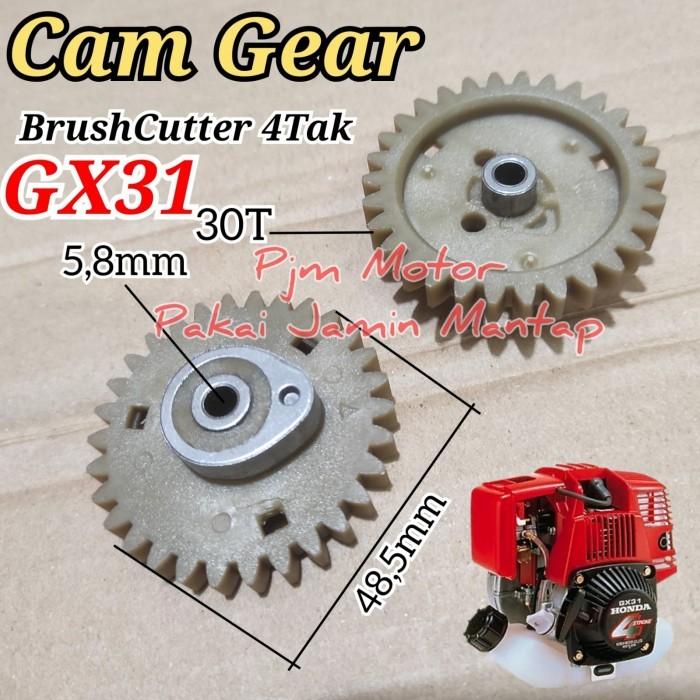 Gx31 Cam Gear Gigi as noken as klep camshaft mesin potong rumput 4 tak 0