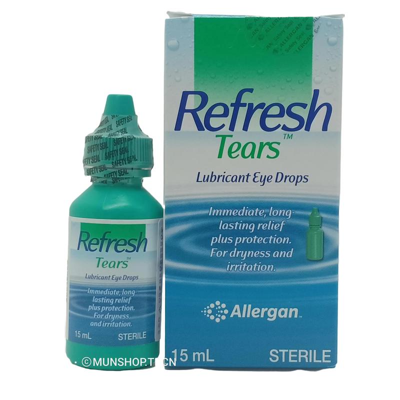 Nước nhỏ mắt Refresh Tears chai 15ml - Hỗ trợ làm dịu nhất thời cảm giác nóng rát khó chịu