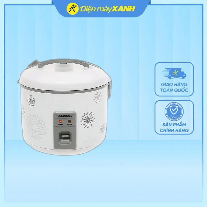 Nồi cơm nắp gài Sunhouse 1.8 lít SHD8603 Cooker 1