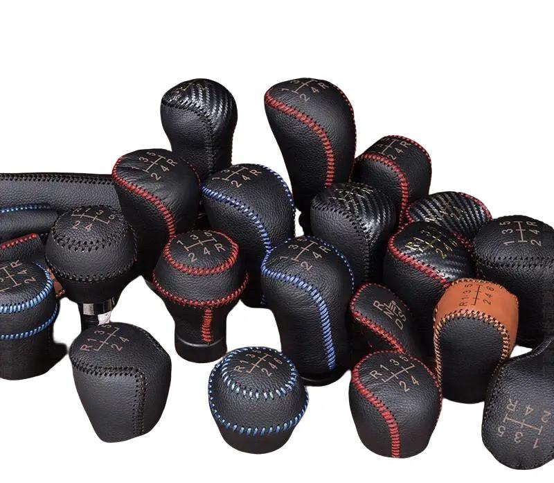 Bọc da cần số tay phanh,chìa khoá vô lăng da bò các hãng xe Nội Thất