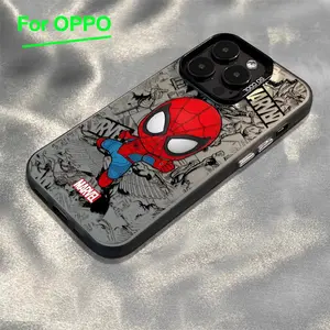 Spider-man case Kompatibel untuk OPPO A16 A38 A58 A78 A15 A17 A3S A9 A57 A7 A5S A12 A11K A74 A95 A76 A5 A11 A53 A3s A12E A15 A15s A35 A16 A16s A16K A16E A17 A17K A9 2020 A5 2020 A31 A8 2020 A92 A72 A52