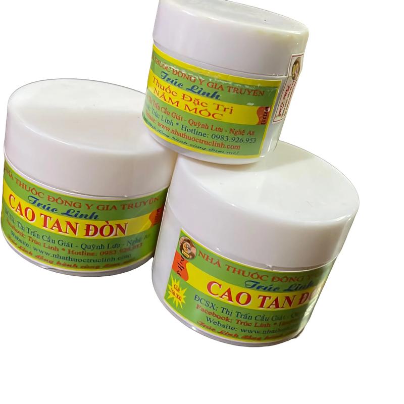 Combo 2 lọ cao tan đòn trúc linh kèm 1 mốc bôi trúc linh cho gà chọi