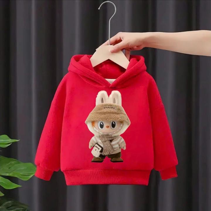 Áo Hoodie 8-30kg Cho Bé Chất Nỉ Dầy Ấm Áp In Hình Ngộ Nghĩnh aohoodie  chobetrai áo  hoodie 4