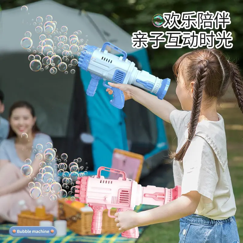 Bắn Bong Bóng Xà Phòng 32 Nòng Cỡ Lớn- Đồ Chơi  Bắn Bong Bóng Cho Bé