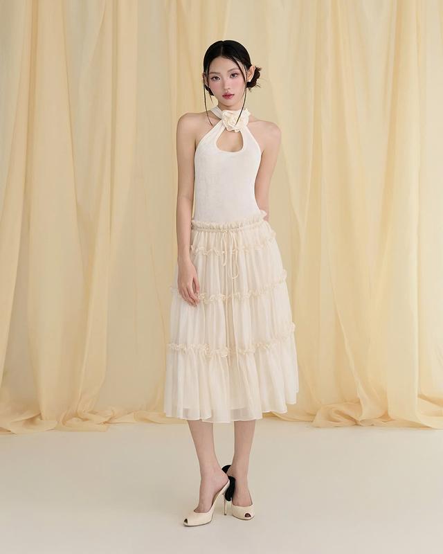 [BST SUNNY BLOOM] Chân váy voan xòe lửng COCOBEBE MAYLA SKIRT