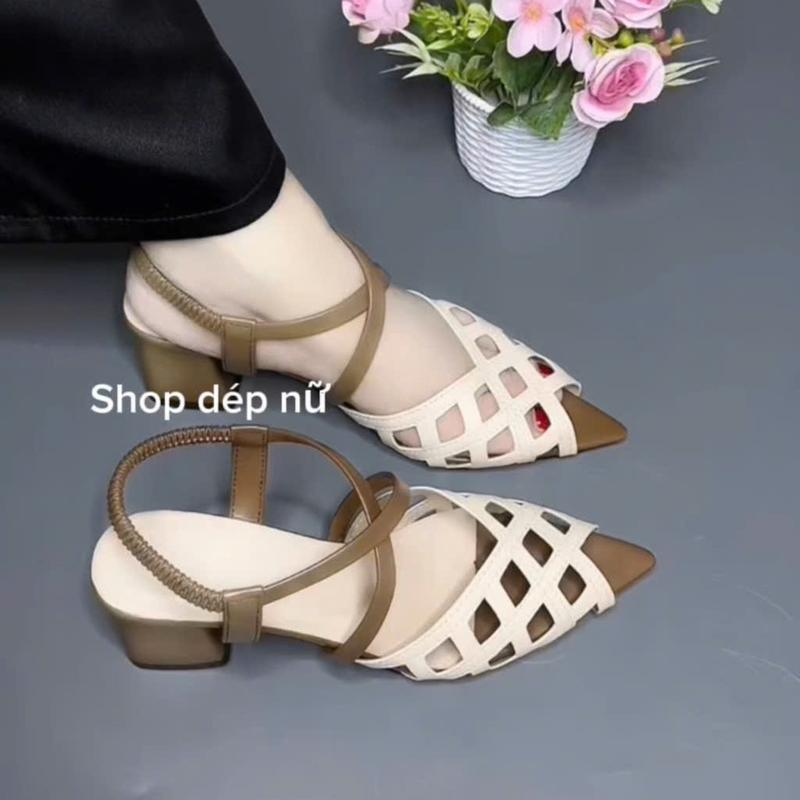 Dép rọ quai hậu cao 5cm kiểu dáng sang trọng mã 789 phù hợp cho mùa hè