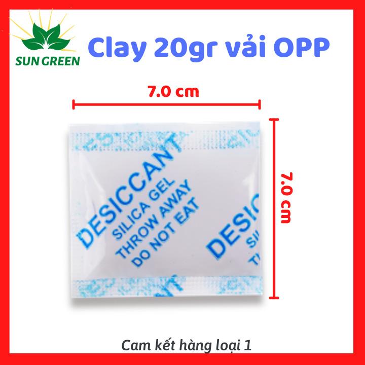 [Hàng loại 1] Gói Hút Ẩm CLAY loại 5/10/20g Clay (Đất sét hoạt tính) - Hạt chống ẩm mốc, khử mùi 2