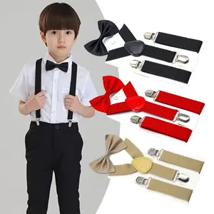 Suspender anak Bretel Paket Dan Dasi Kupu-Kupu Anak Pria Wanita Pesta Dasi Bayi Lucu Tali Kodok Balita