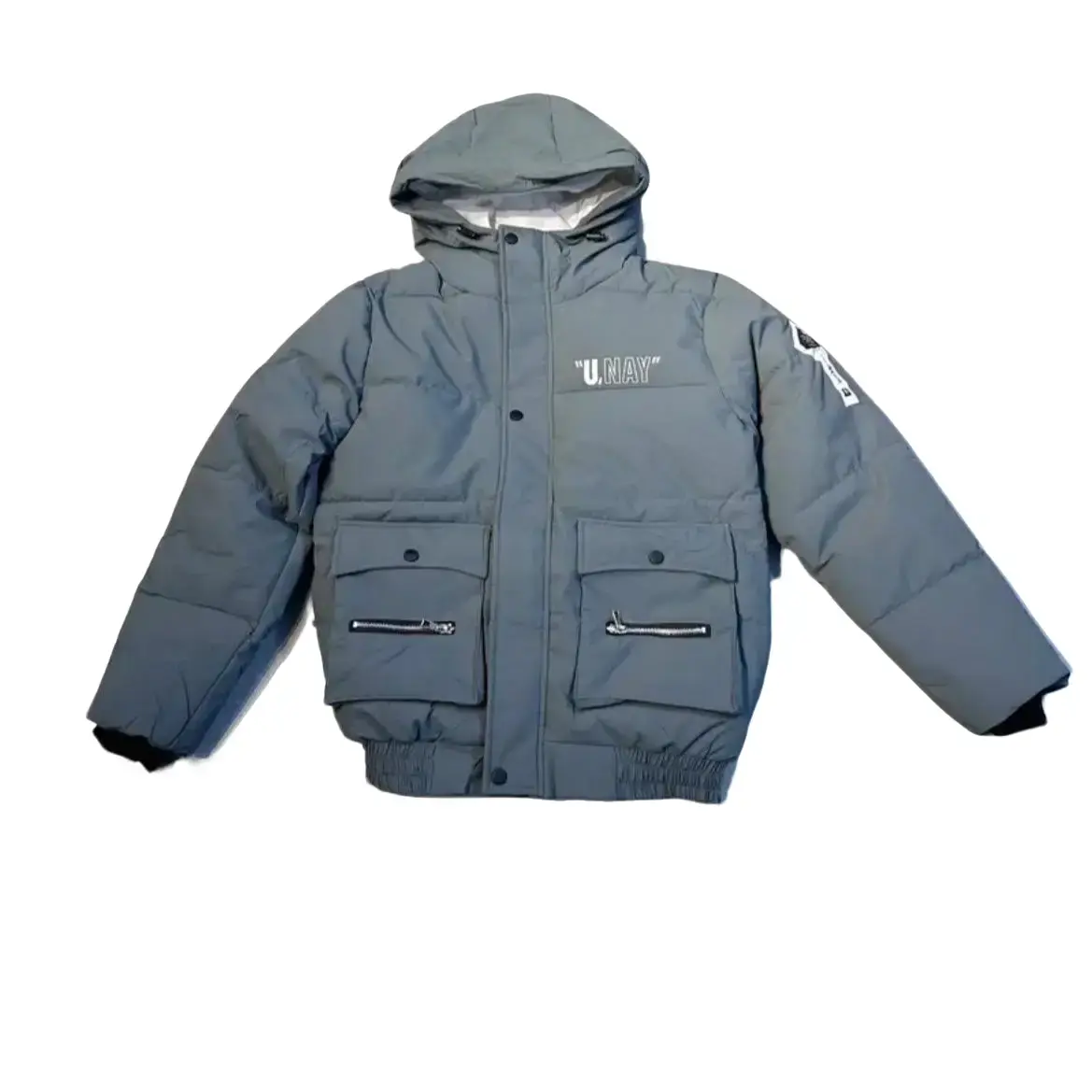 [UNAY] Áo khoác chần bông LÓT LÔNG ấm áp Có Túi  Jacket Nhung Menswear