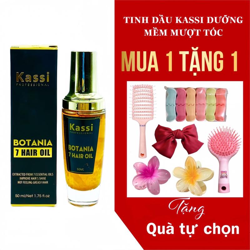 Tinh dầu Kassi Botania dưỡng bóng mềm mượt tóc