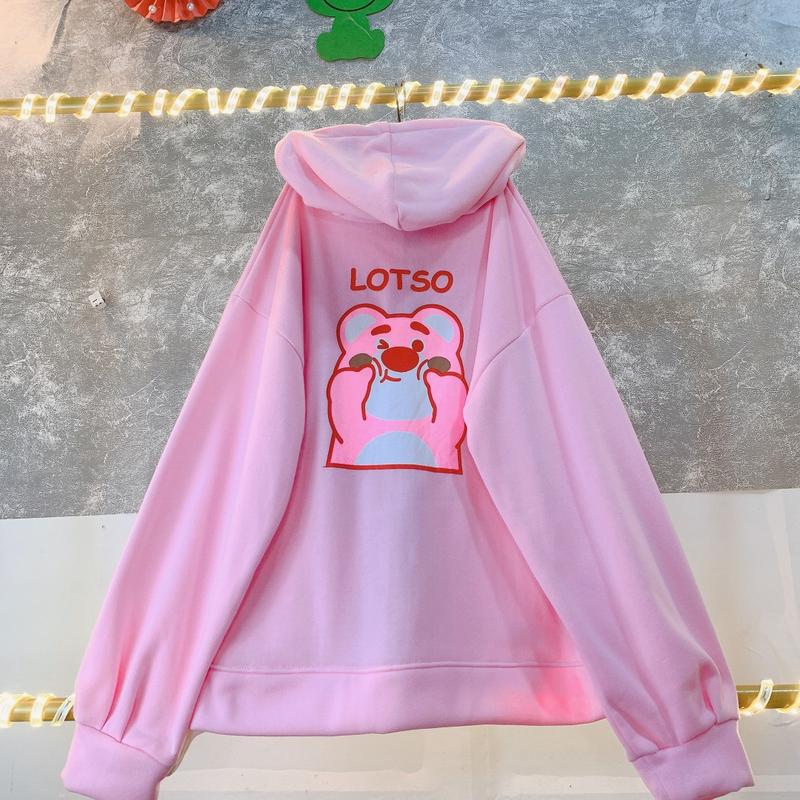Product Introduction of Áo khoác nỉ tia kéo tay phồng chất nỉ lót bông nón 2 lớp Menswear Hoodie Top Có Túi 4
