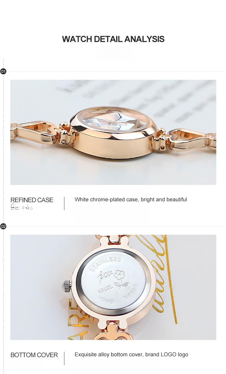 Product Introduction of Fashion New Watch Women's Watch Steel Band Student Watch Bracelet Electronic Fashion Simple Temperament Quartz Watch Love Watch Birthday Watch Couple Watch Wedding Watch Party Watch @ 223 # 8