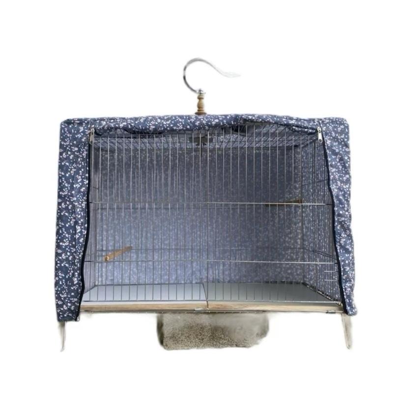 Lồng lực inox 60cm gấp gọn đầy đủ phụ kiện cho chim chào mào