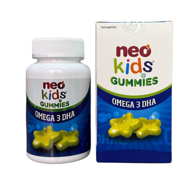Gummies DHA Neo kids  Kẹo dẻo bổ sung DHA cho bé từ 3 tuổi (60 viên)