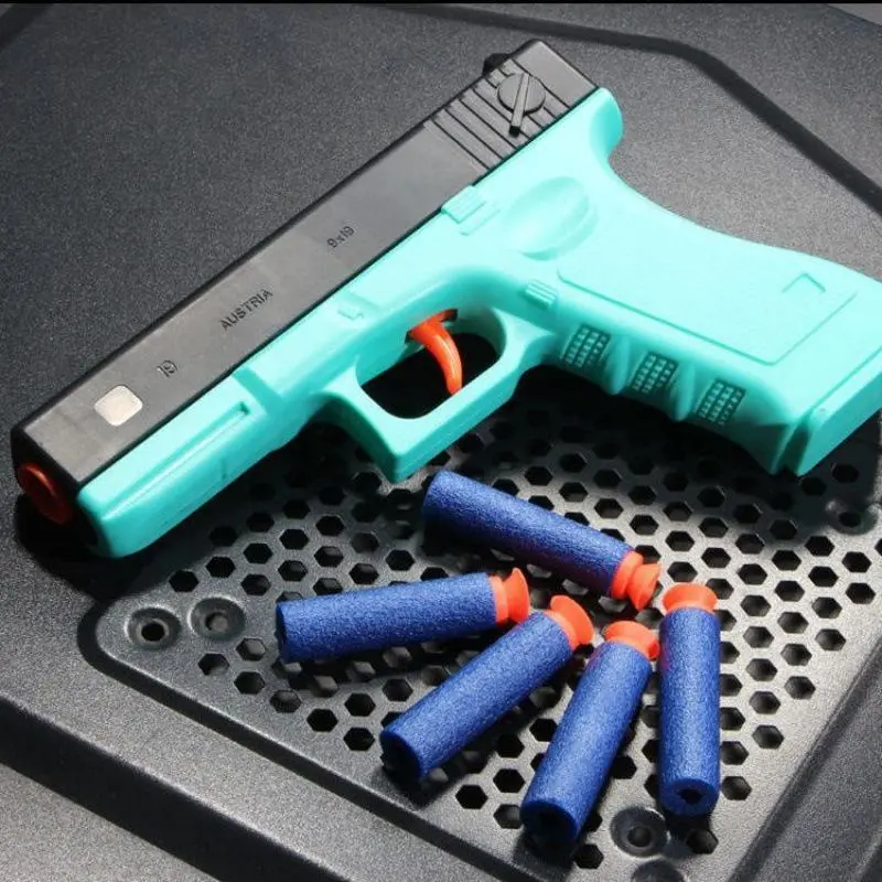 Đồ chơi bắn đạn xốp mềm Glock . ĐỒ chơi vô tri giải tỏa stress cho bé vui nhộn