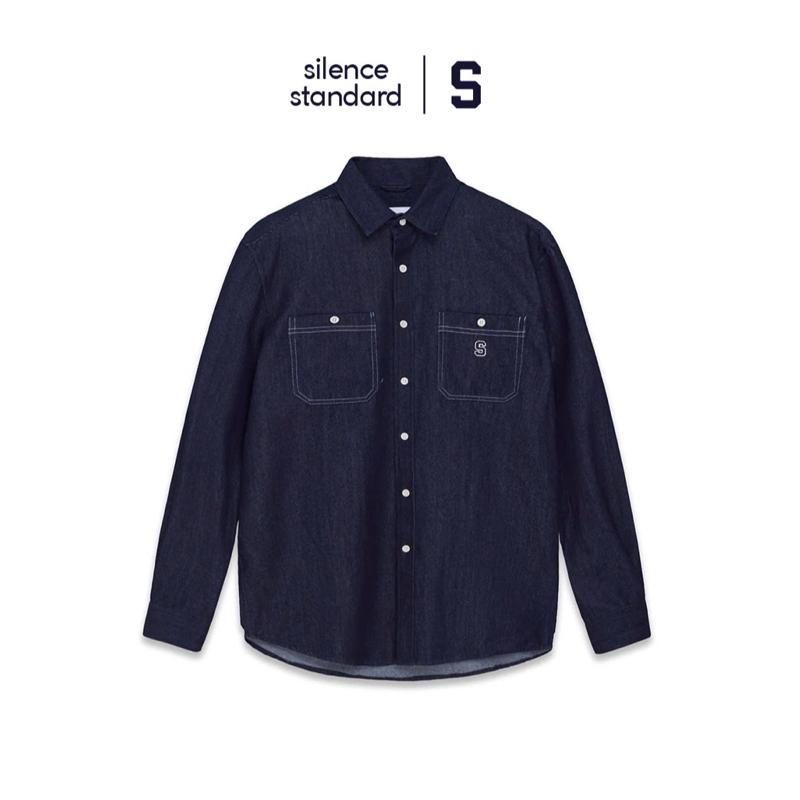 Áo sơ mi SilenceStandard Premium Denim Logo S Menswear Nam 1