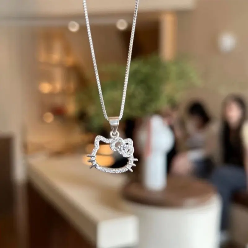 Vòng Cổ Hello Kitty, Sunborui, Mặt Dây Chuyền Dễ Thương Và Đáng Yêu, Dây Chuyền Thổi, Thích Hợp Làm Quà Sinh Nhật Cho Bạn Gái, Quà Tặng Đi Bộ Đường Dài, Bán Chạy Ở Việt Nam Trang Sức Chain 4