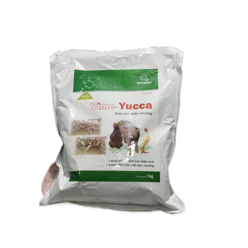 Bột xử lý Nền chuồng Yucca dùng cho gà xử lý nền chuồng, khử mùi hôi phân
