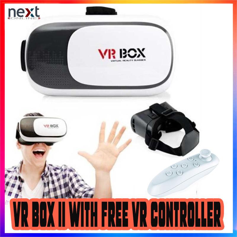 Kính thực tế ảo 3D VR Box II 2.0 cho điện thoại thông minh với bộ điều khiển VR…