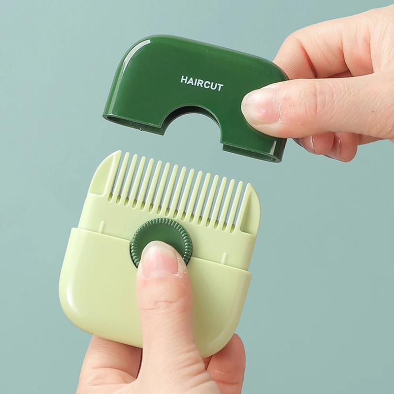 Product Introduction of Multifunctional Comb With Stainless Steel Blades Bangs Trimmer Girls Broken Hair Bifurcation Thin Special Haircut Styling Tools Haircare Adjustable 23