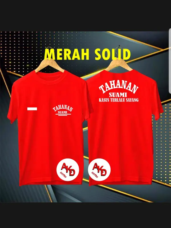 KAOS TAHANAN SUAMI / COD KAOS OBLONG LENGAN PANJANG  DAN PENDEK/ KAOS BAJU T-SHIRT/UNISEX/BAHAN PREMIUM PRIA&WANITA Katun 3