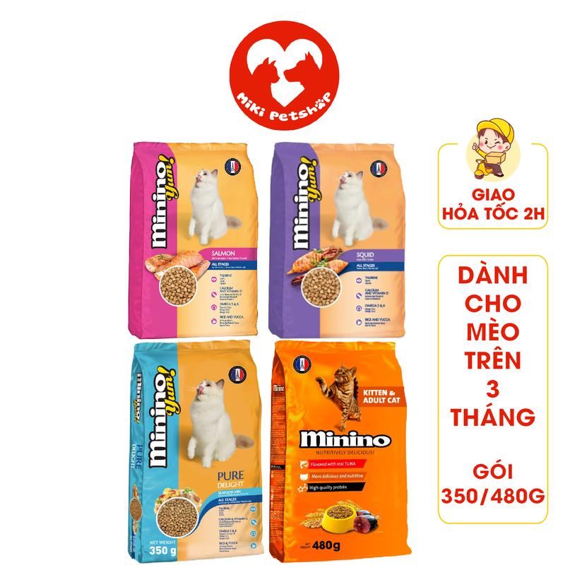 Thức Ăn Cho Mèo Từ 3 Tháng Tuổi Hạt Minino Đủ Vị - Miki Petshop hat meo