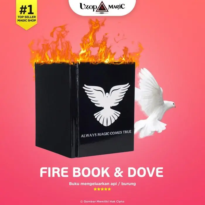 Dove and Book ( Buku sulap, buku keluar burung )