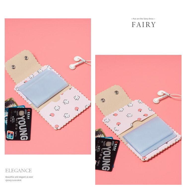 Product Introduction of [Cartoon Cute Design] Handheld Bag Business Card Holder Ins New Integrated Bank Card Bag Document Bag Anti-Degaussing Compact 2025 Lightweight 6