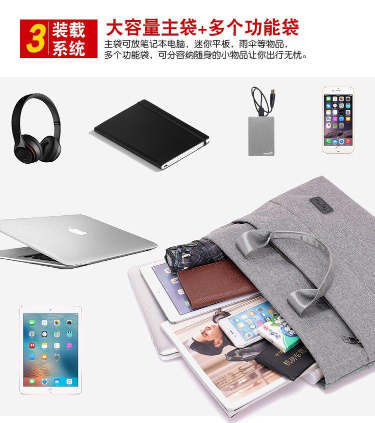 Product Introduction of Handbag Men's Bag New Nylon Canvas Bag Computer Briefcase Men's Bag Business Casual Handbag Men 10