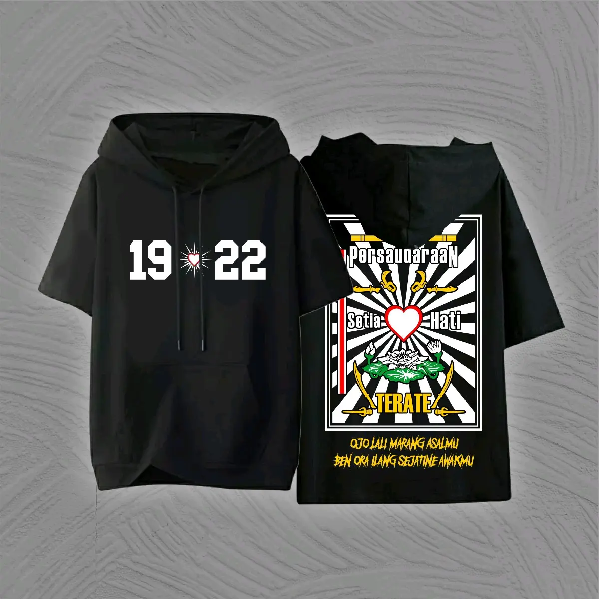 T-SHIRT HOODIE PSHT 1922 T-SHIRT HOODIE LAMBANG PSHT T-SHIRT HOODIE MURAH