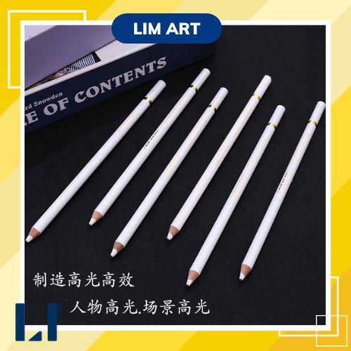 Bút chì than trắng vẽ phát thảo - Hoạ cụ LIM Art 