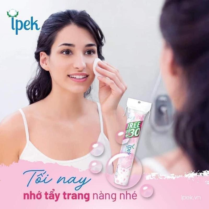 Bông Tẩy Trang IPEK 150 Miếng 5