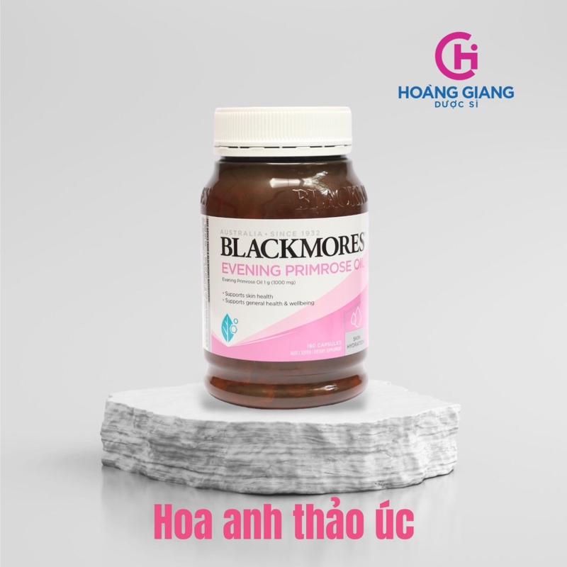 Tinh dầu Hoa anh thảo blackmore Úc , 190 viên thuốc  chậm