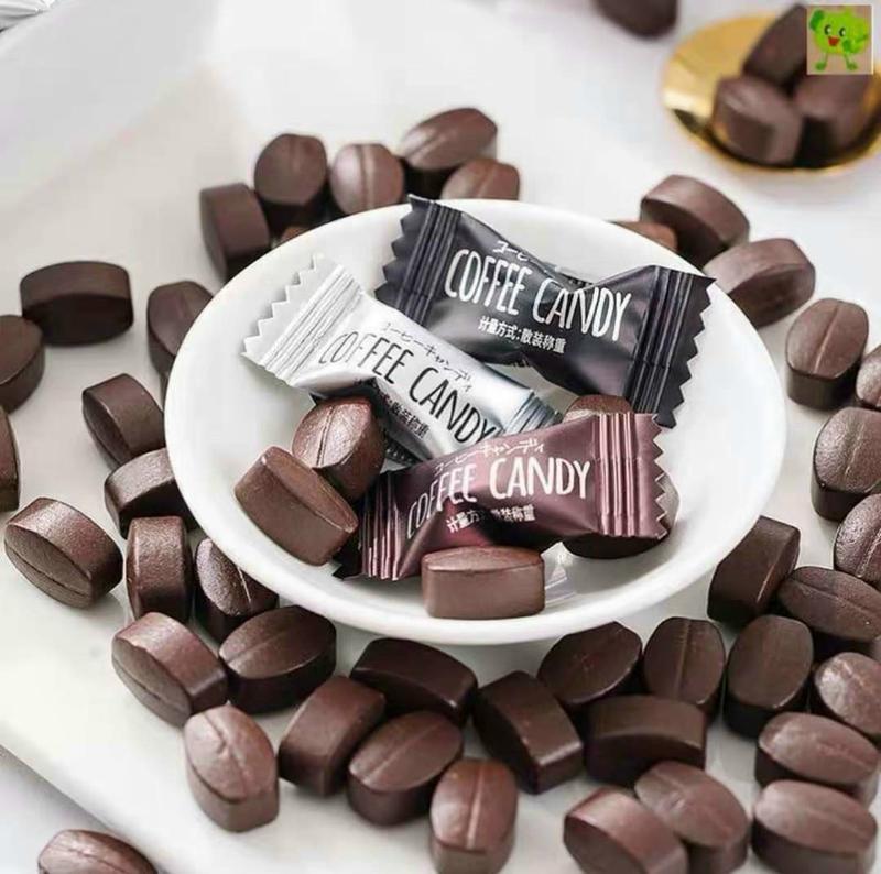 [500G MIX 9 VỊ ] KẸO CÀ PHÊ COFFEE CANDY ĐÀI LOAN VỊ CAFE ĐEN, CF SỮA, CÀ PHÊ CACAO, BẠC XỈU, MOCHA, CỐT DỪA - GIÚP TỈNH NGỦ Snack Ăn Vặt