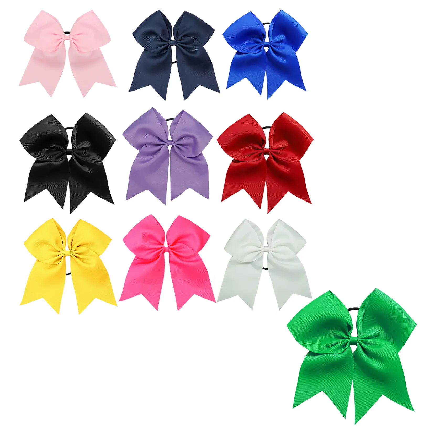Doomiva Kids Girls Bowknot Hair Bows Hairbands Bow Elastic Band Ponytail Holder Headwear Accessories
