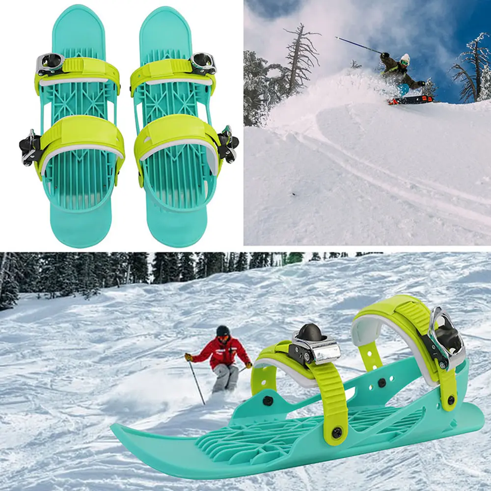 Giày Trượt Tuyết Mini, Dành Cho Tuyết, Bánh Xe Trượt Tuyết Skiboard Ngắn, Thích Hợp Cho Tuyết